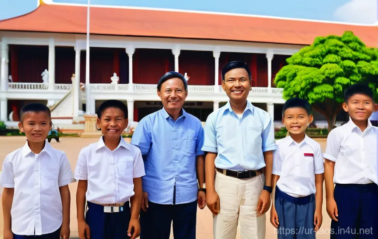 라오스 정치 구조 - Image Prompt 1: The Heart of Lao Politics – LPRP and National Unity**